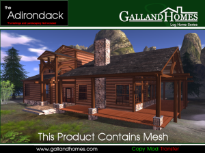 Second Life Log Homes, Prefabs, Cabins